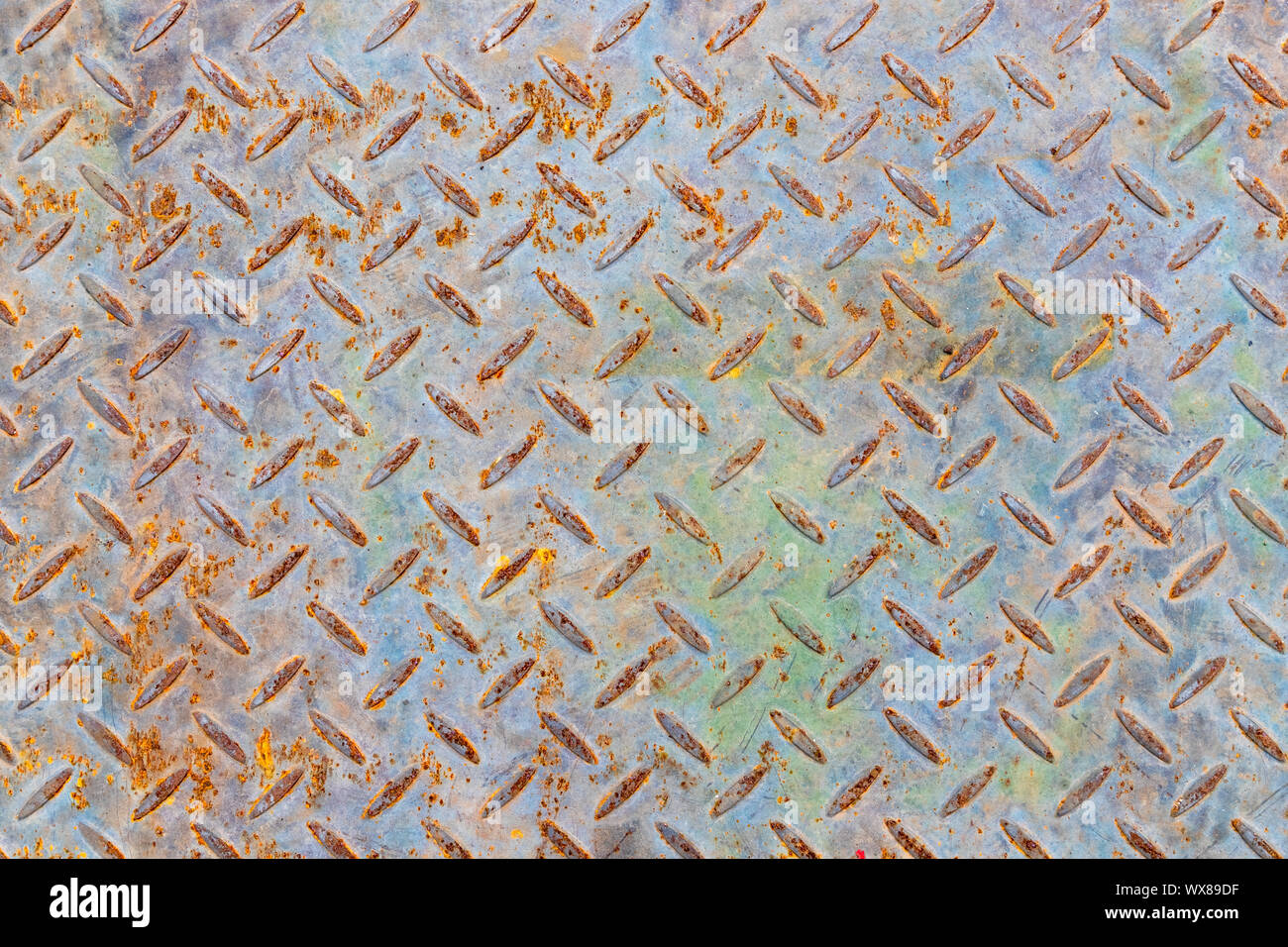 diamond steel plate Stock Photo