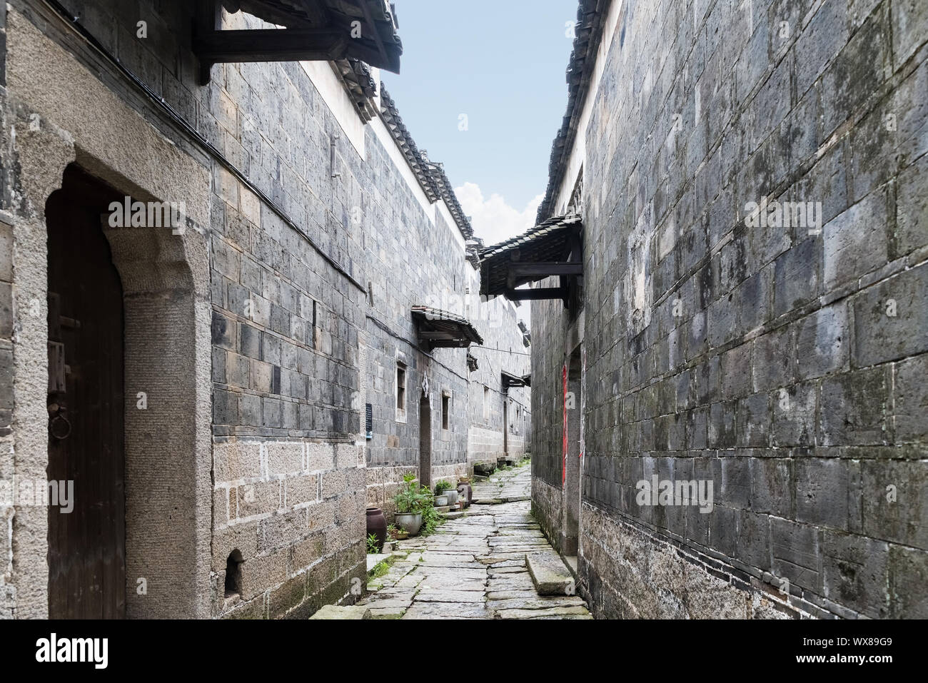 buildings of qing dynasty Stock Photo