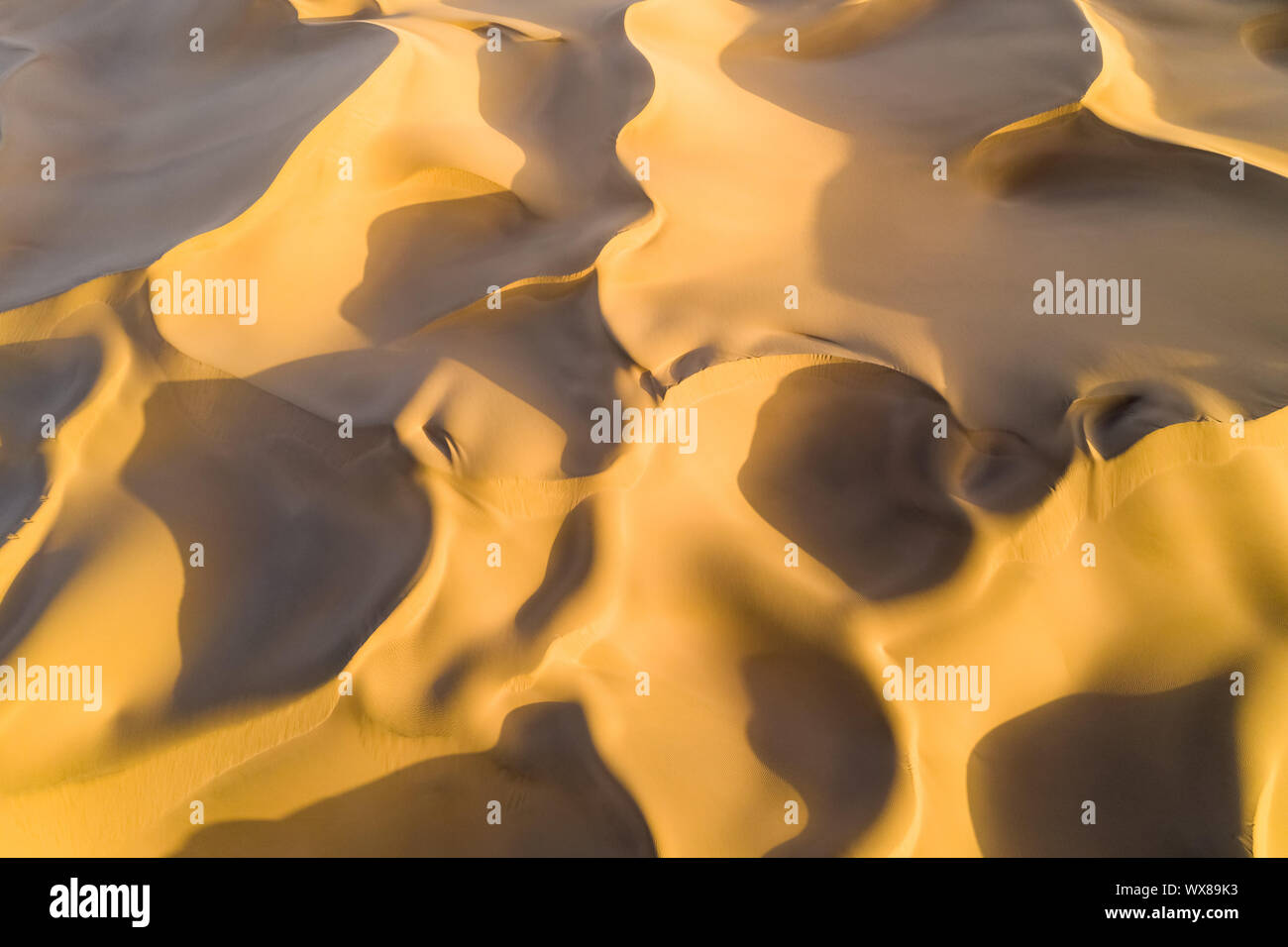 golden sand dunes background texture Stock Photo