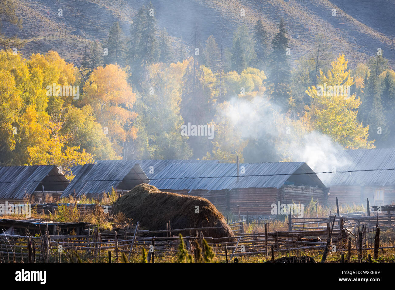 Rural wooden villages hi-res stock photography and images - Alamy