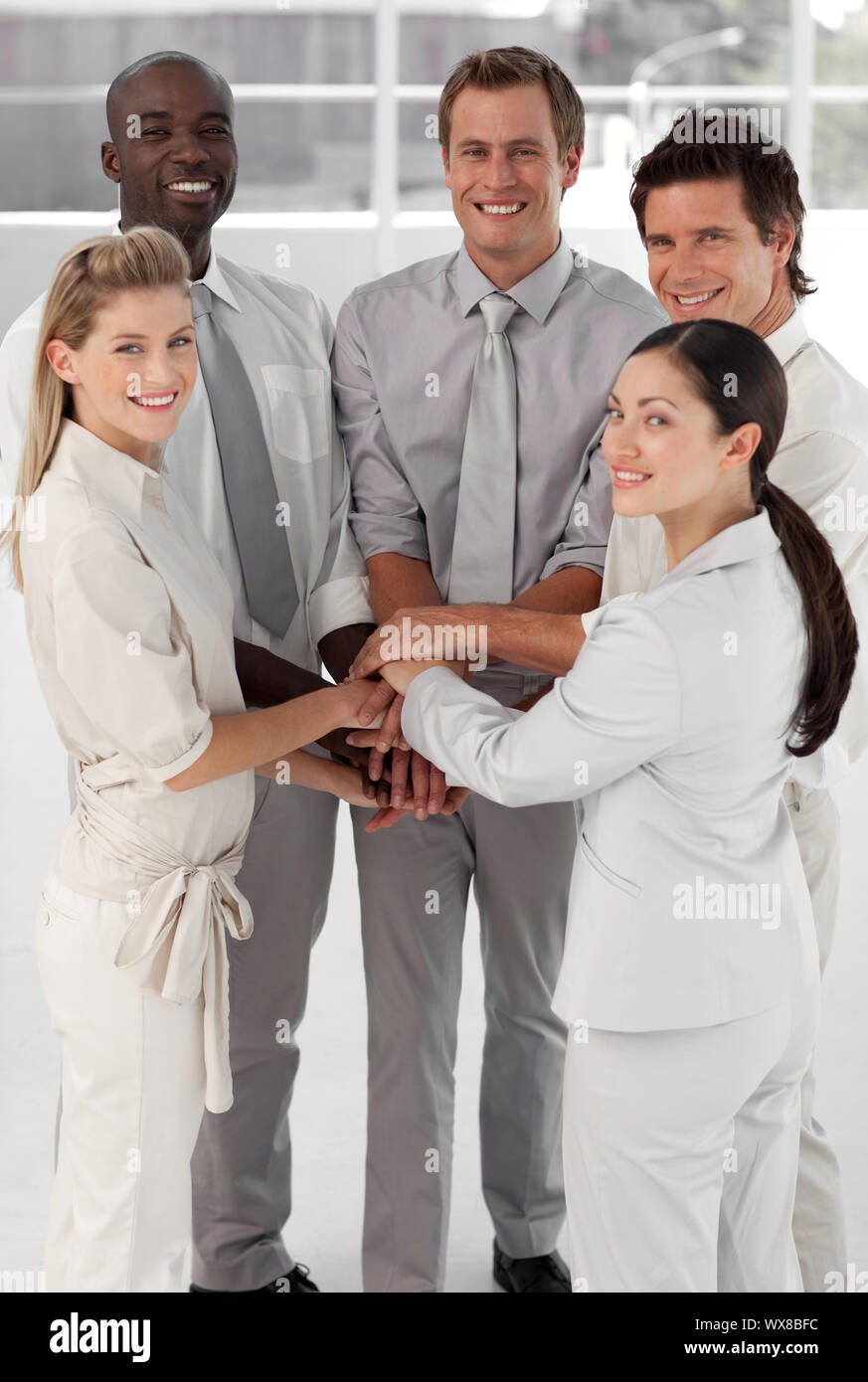 Smiling Business Team Stock Photo