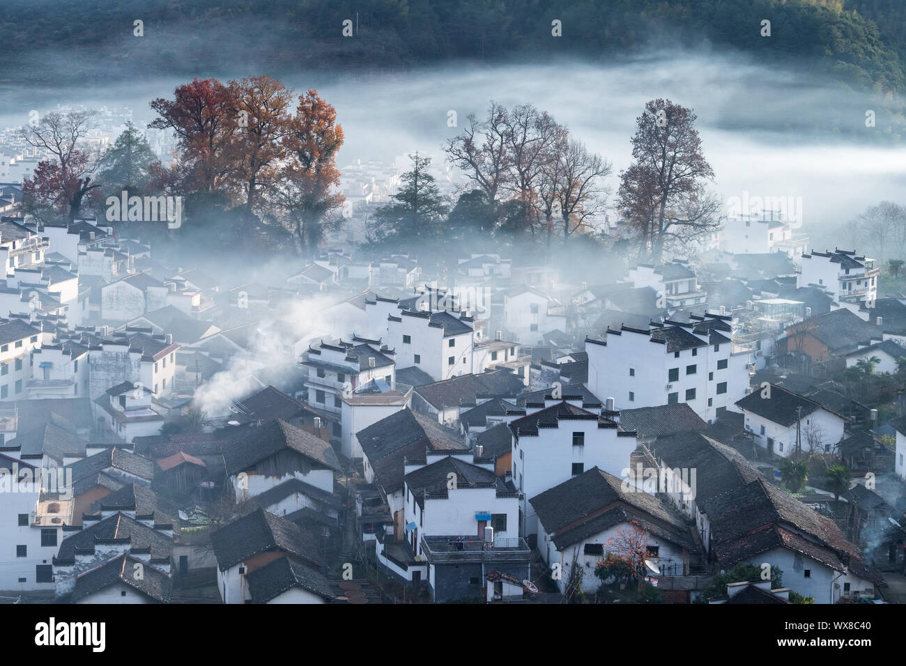 the most beautiful countryside in China Stock Photo