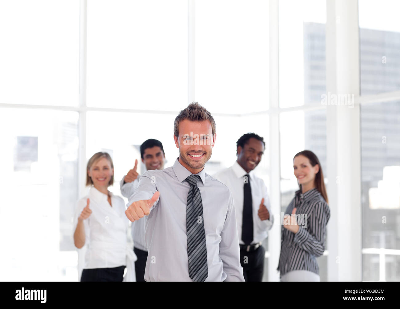 Sucessful business team Stock Photo