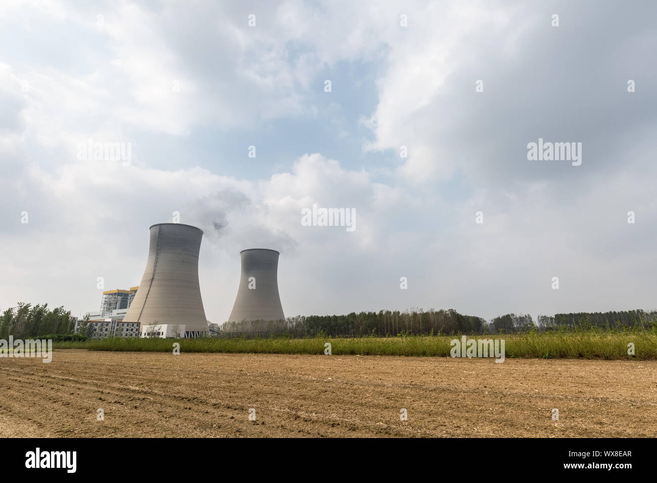 coal steam electric plant Stock Photo