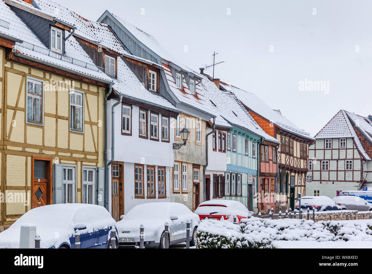 World Heritage Site Quedlinburg Impressions of the Old Town Stock Photo