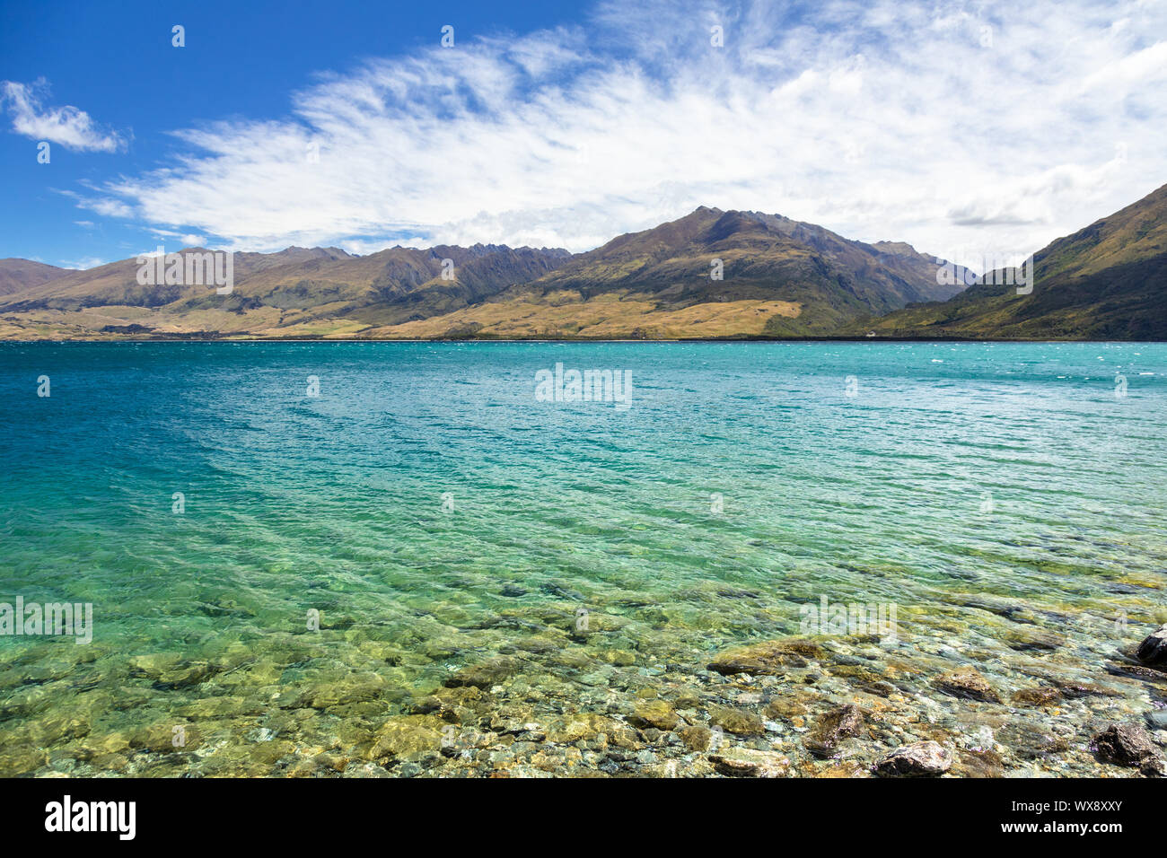 lake Wanaka; New Zealand south island Stock Photo