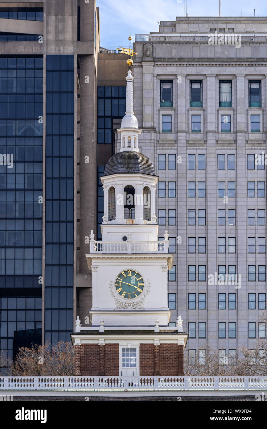 Independence Hall Philadelphia PA USA. Stock Photo