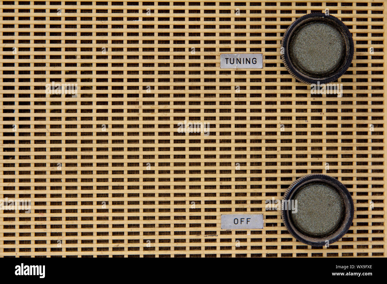 vintage radio knob Stock Photo Alamy