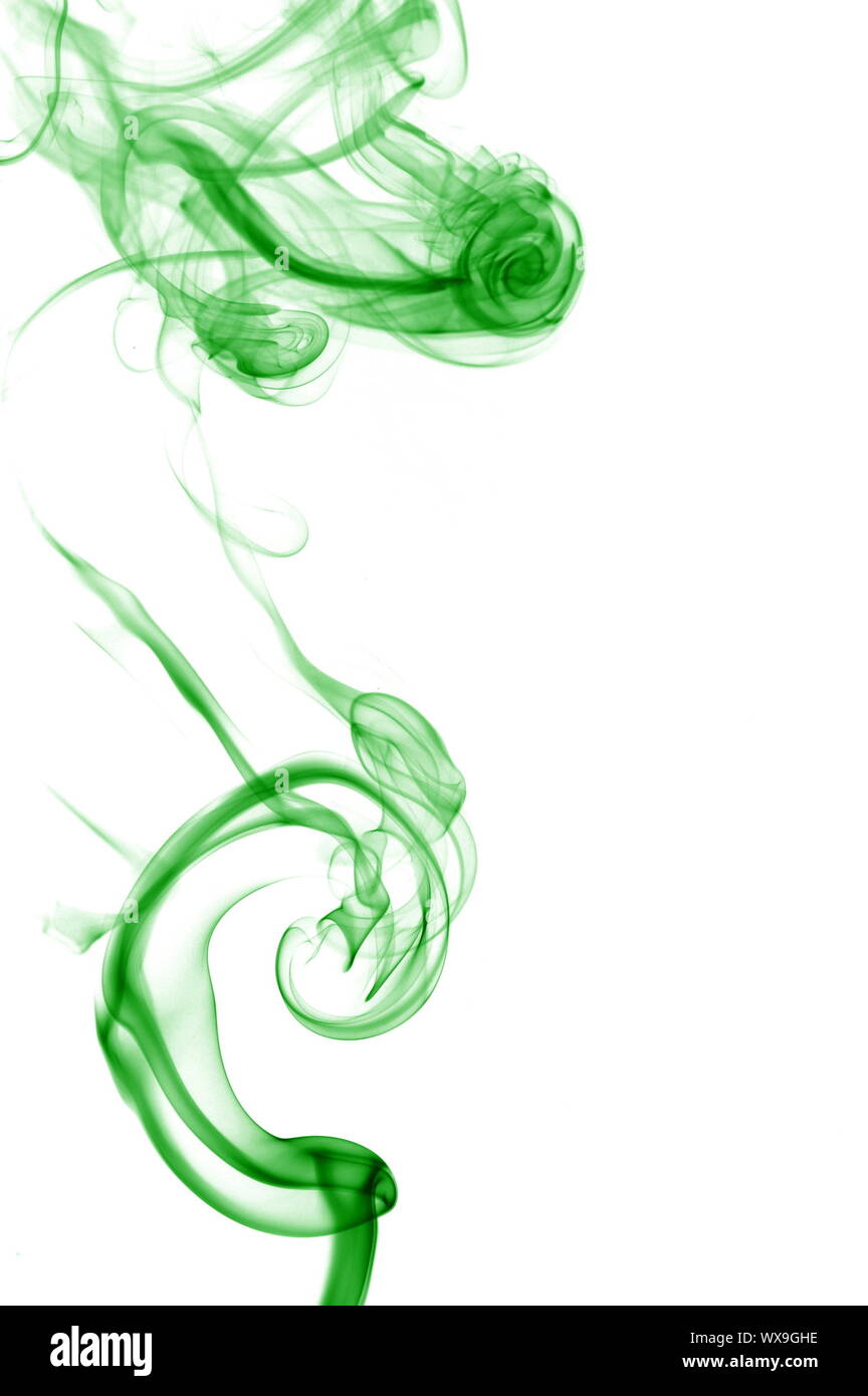 abstract smoke isolated on a white background Stock Photo - Alamy