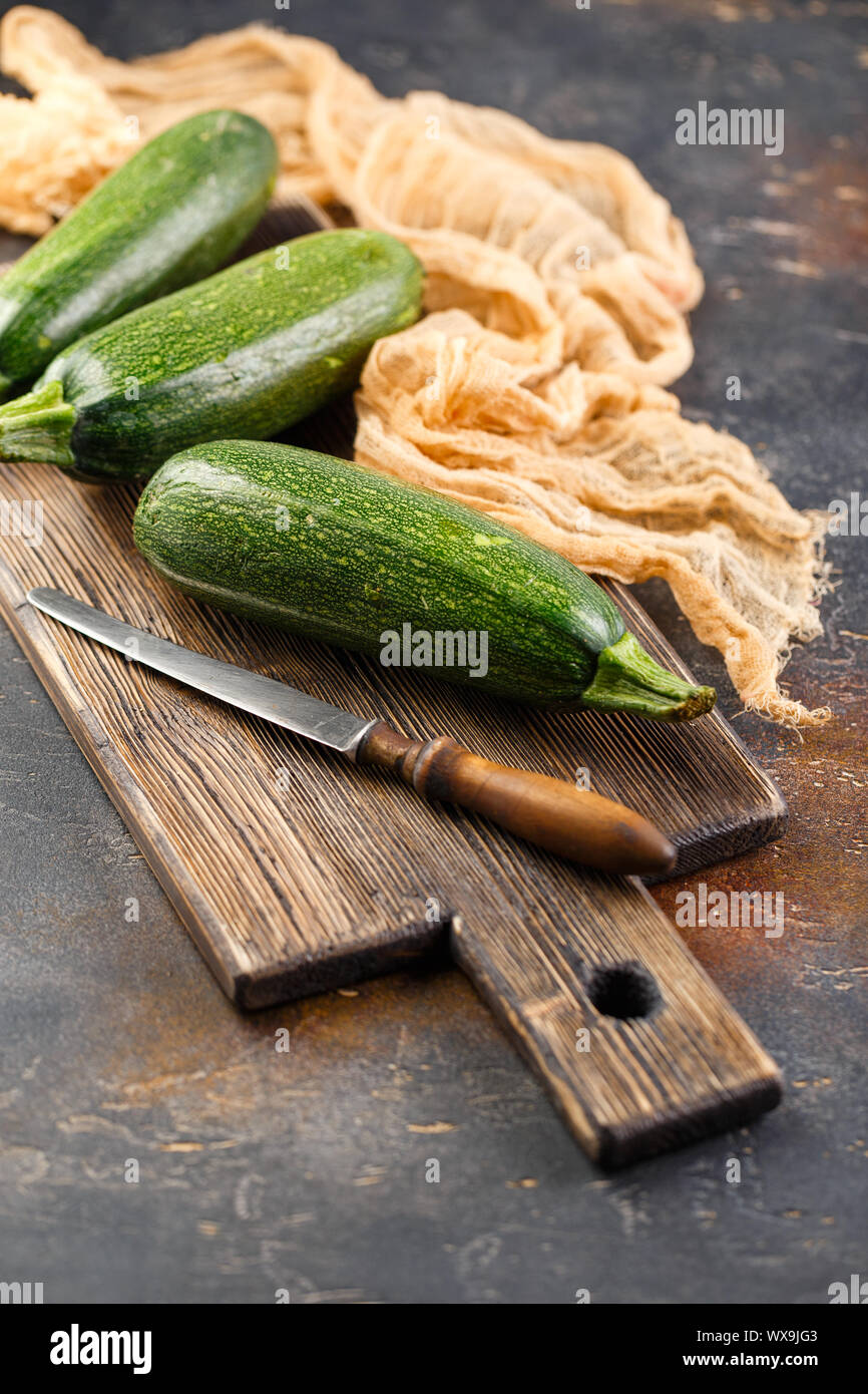 Three fresh vegetable Stock Photo
