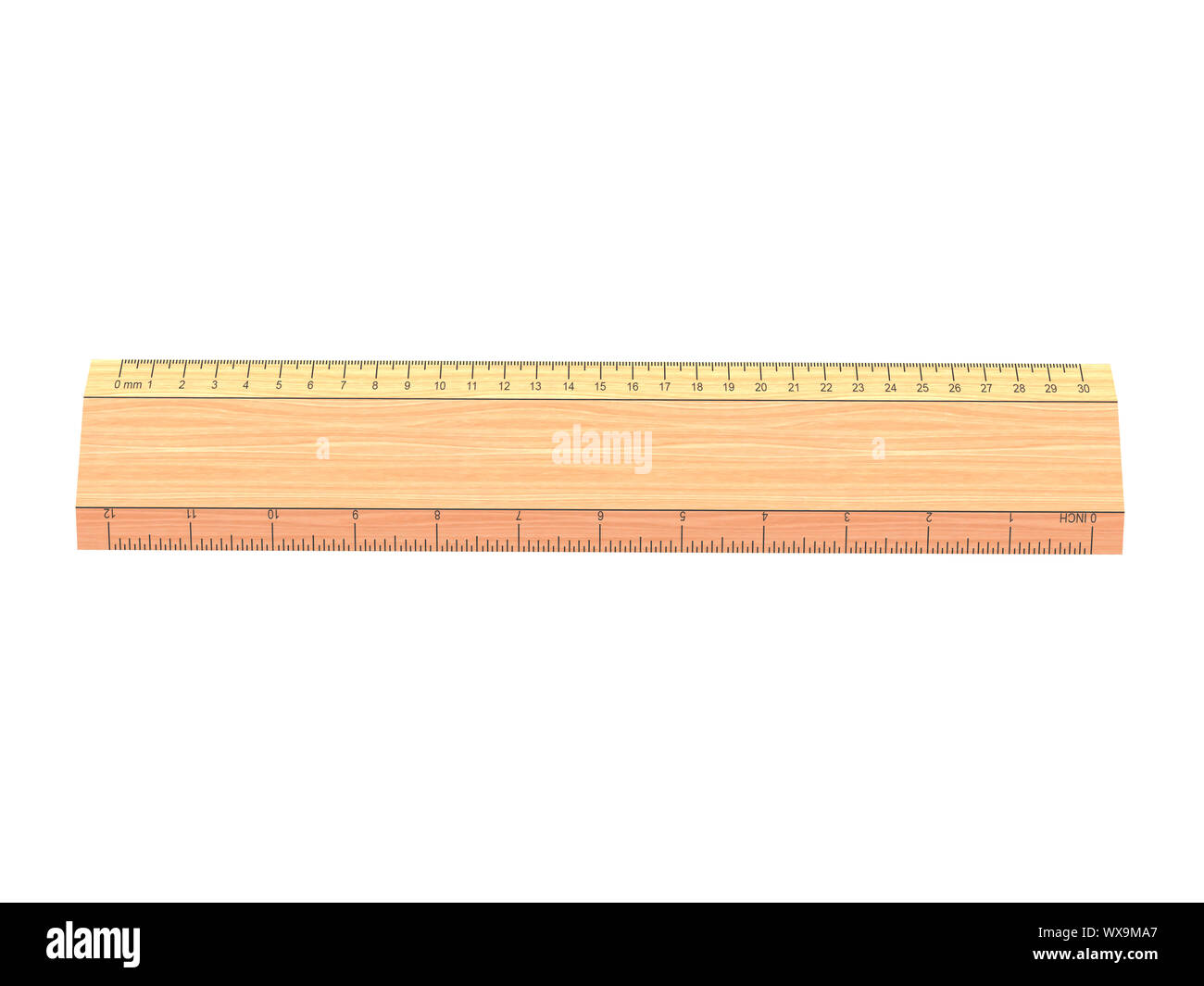 Ruler with scale for drawing Stock Photo - Alamy
