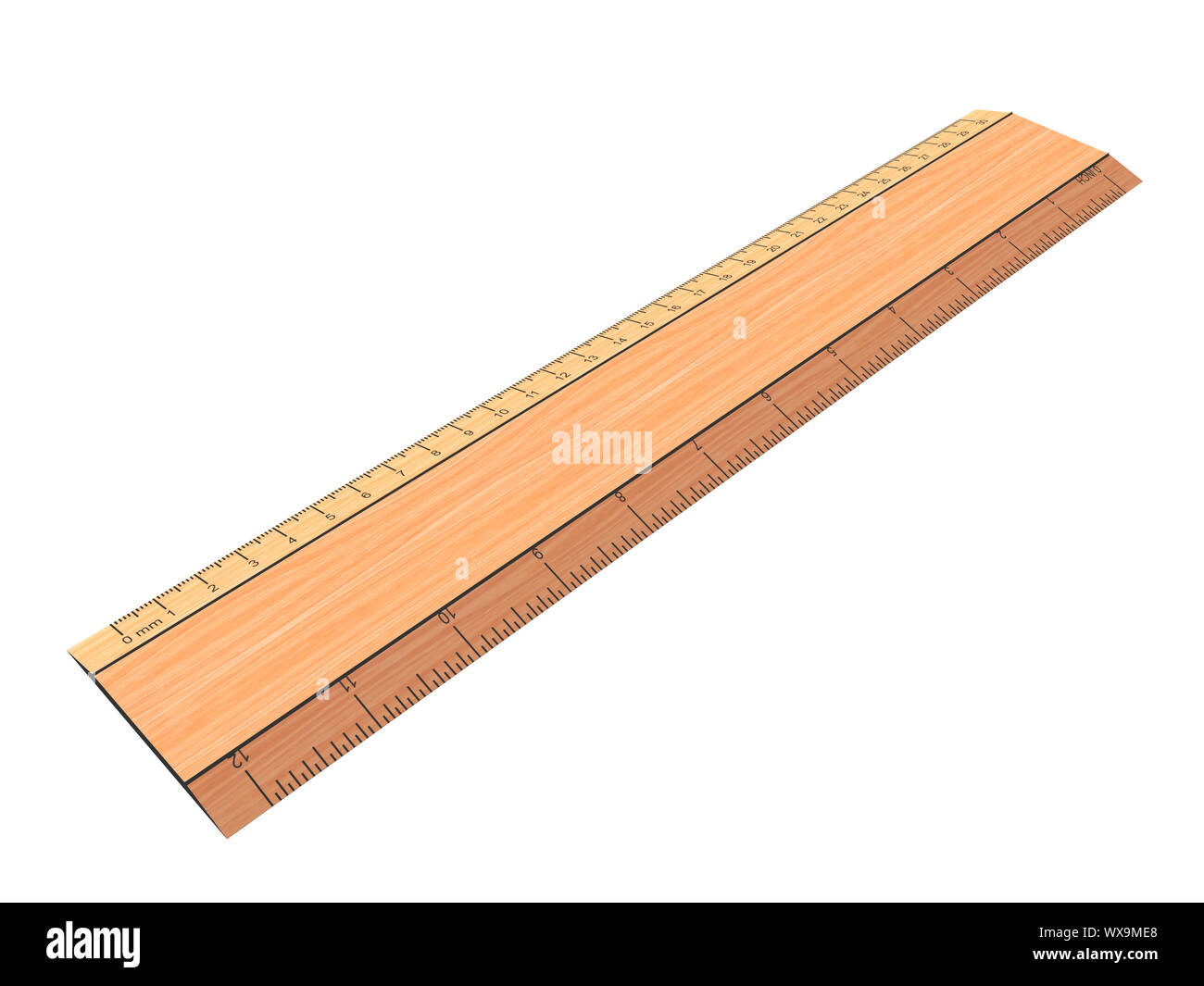 Ruler with scale for drawing Stock Photo - Alamy
