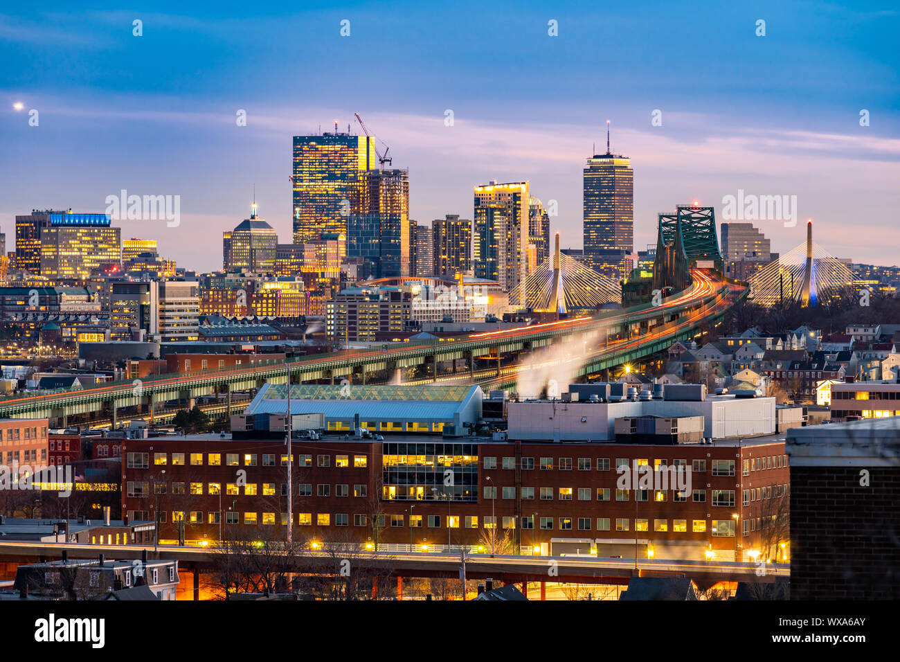 Aerial boston park hi-res stock photography and images - Alamy