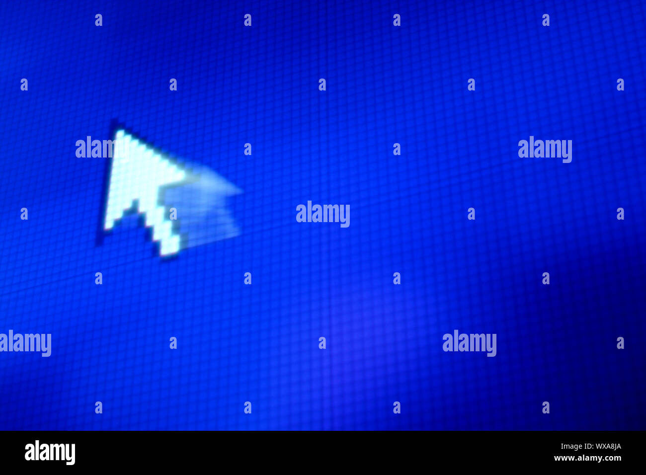 cursor arrow in move abstract background Stock Photo