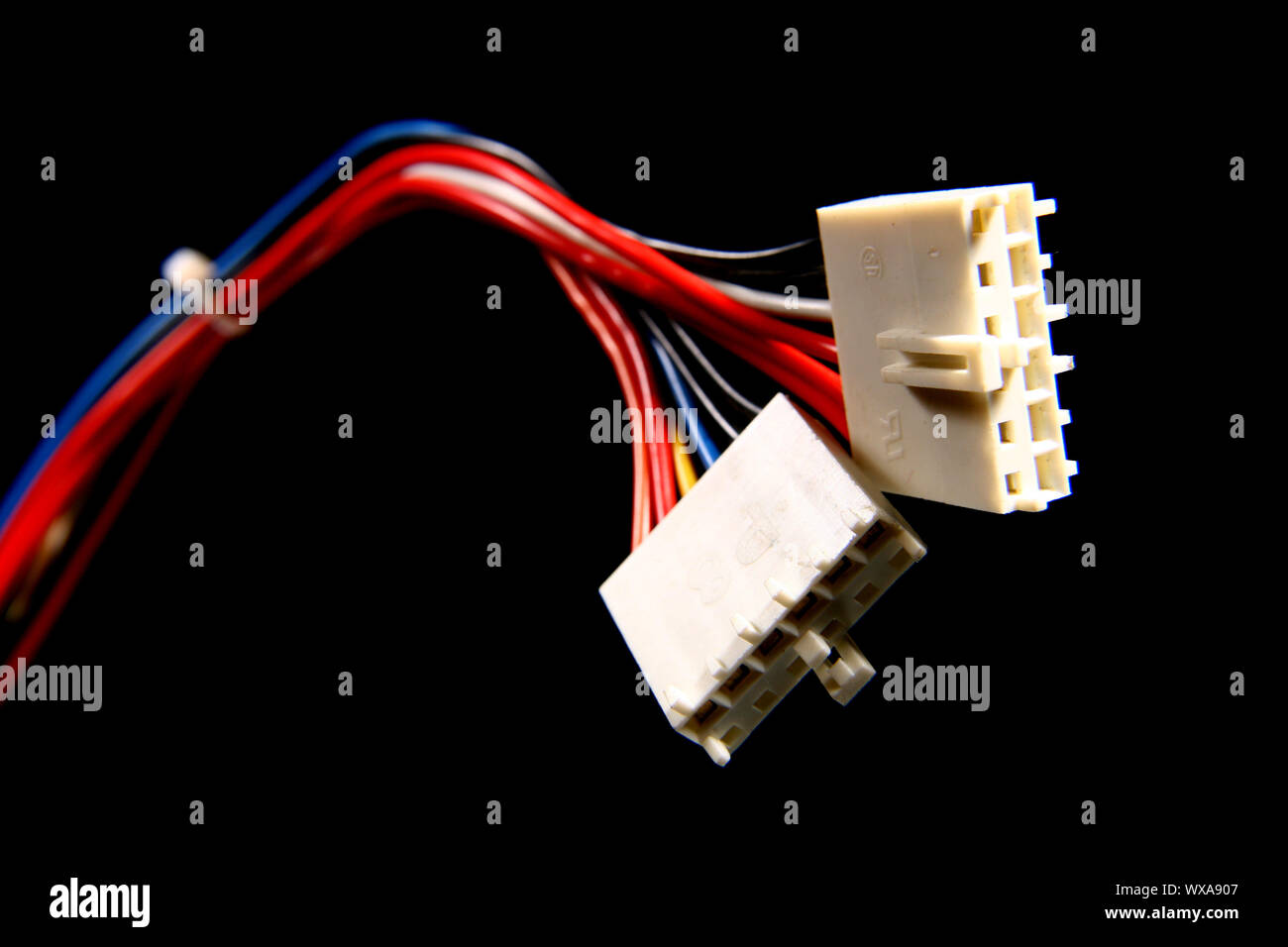 connection wires macro close up Stock Photo Alamy