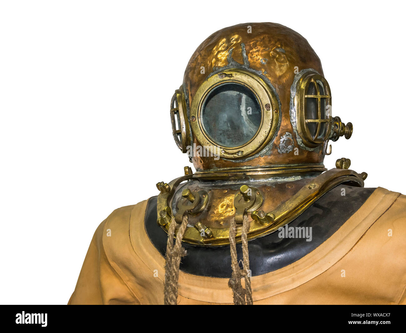 An image of an old diving suit Stock Photo