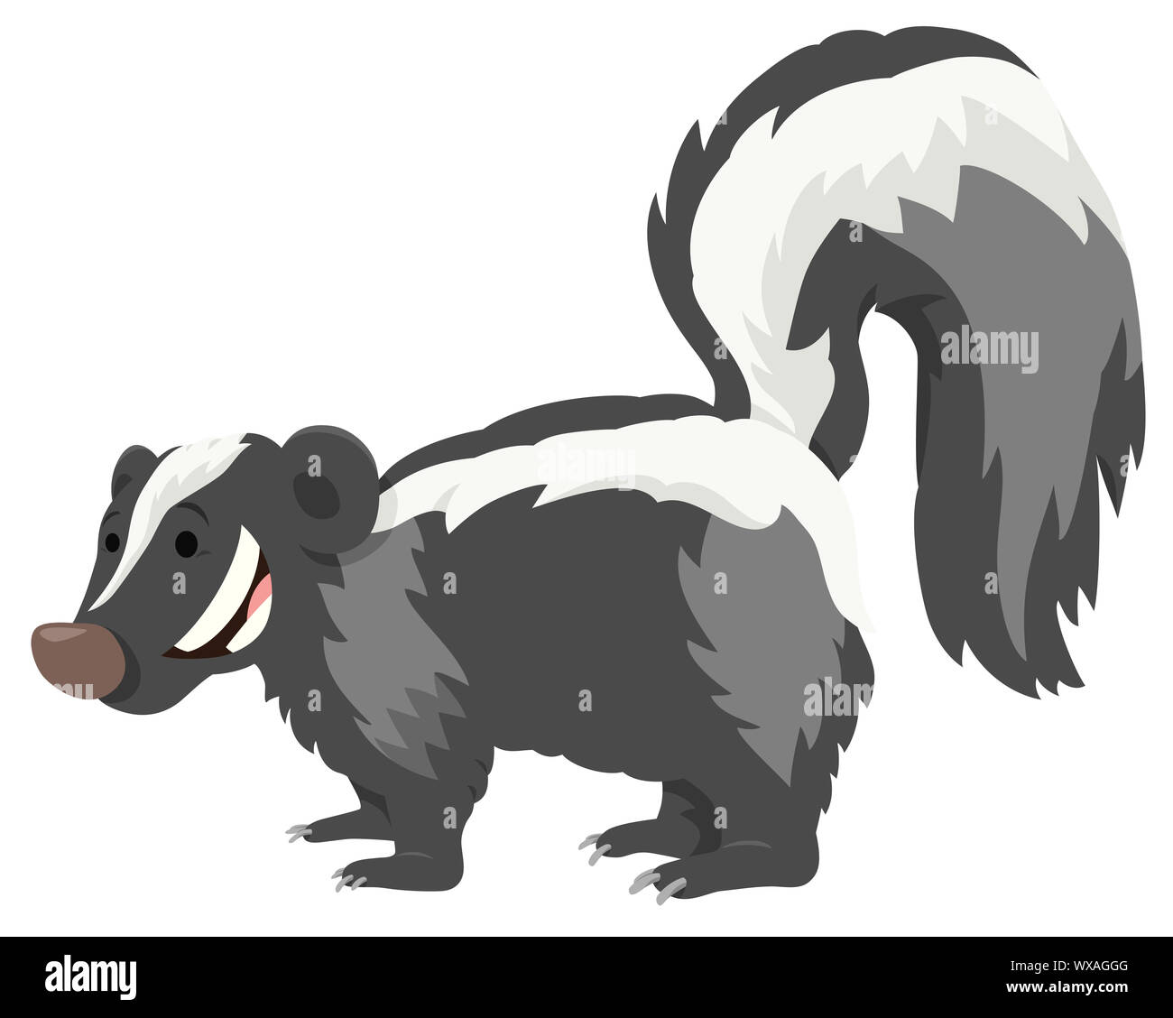 Cartoon skunk hi-res stock photography and images - Alamy