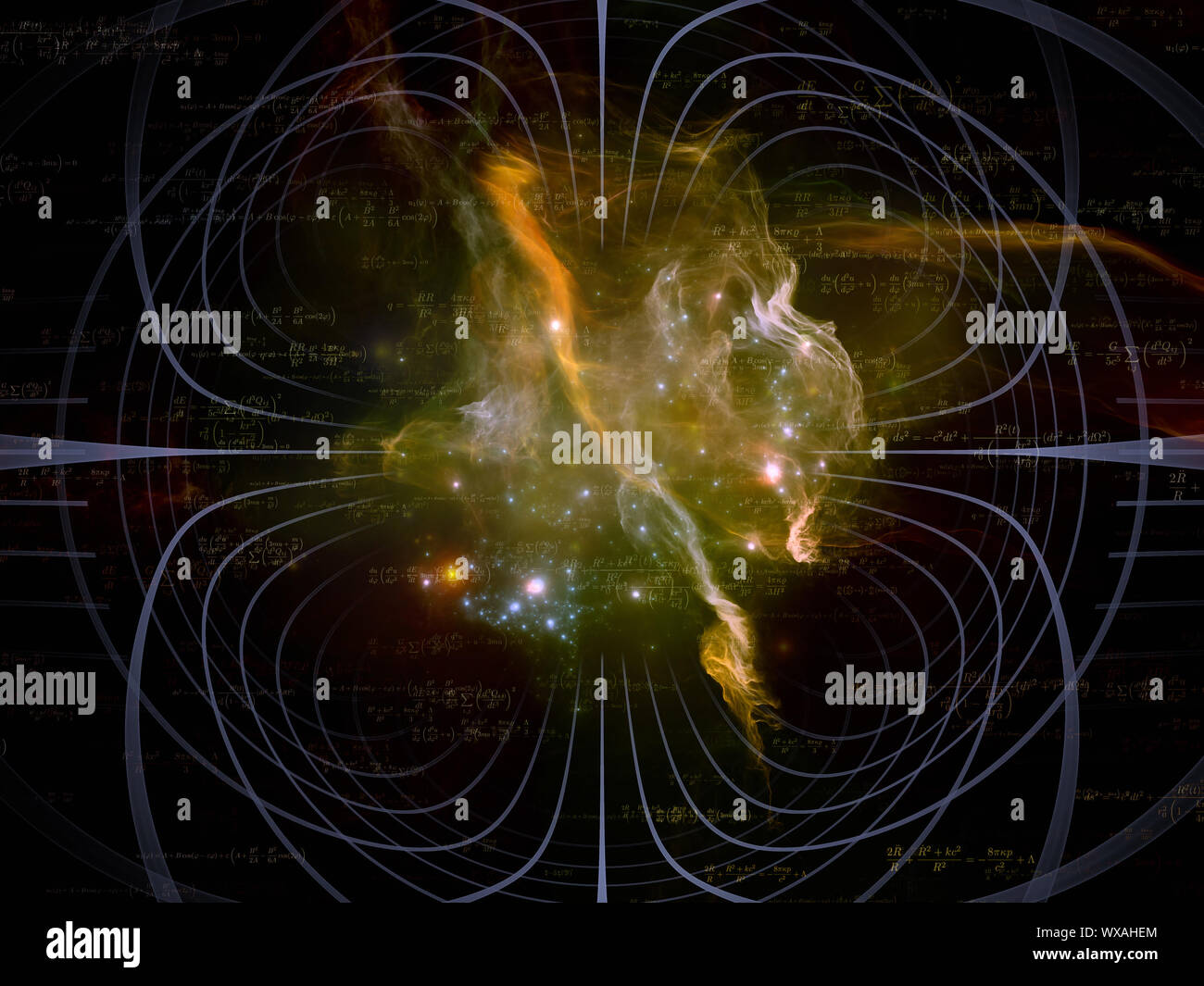 Space Topology series. Composition of grids, nebulae and cosmology ...