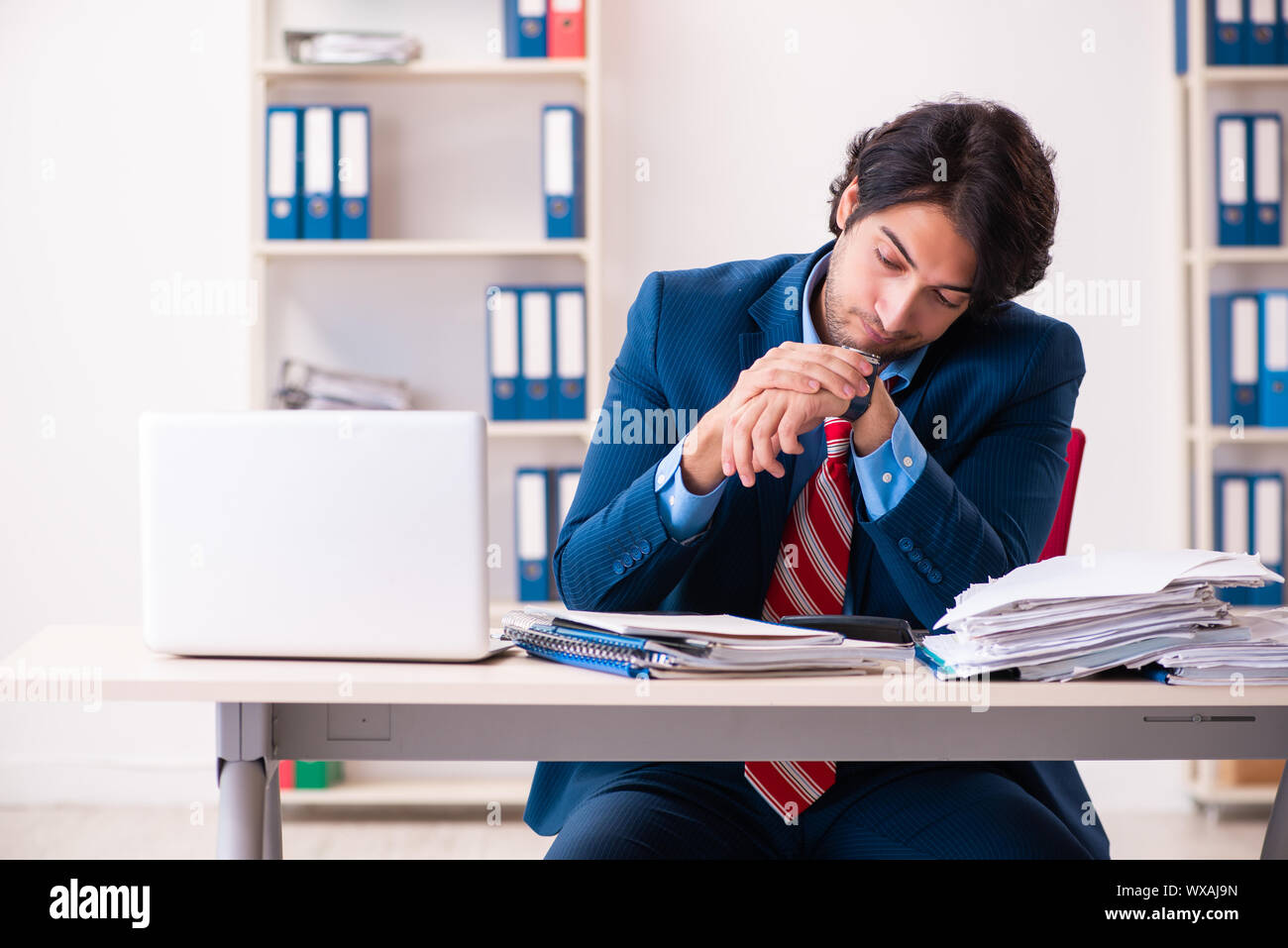 Sad handsome man checking hi-res stock photography and images - Alamy
