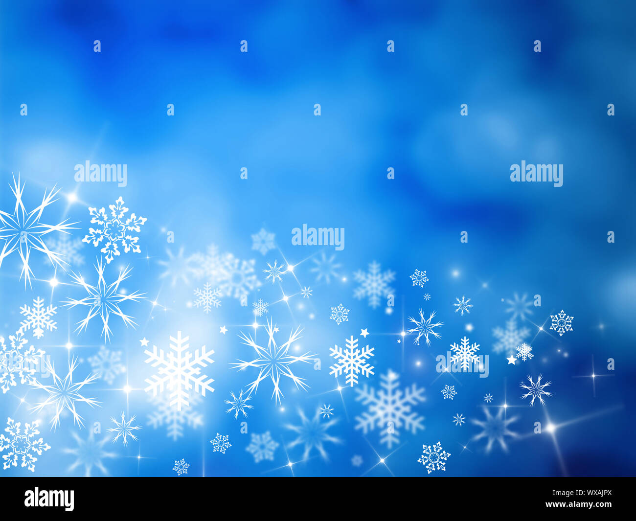 christmas background for your designs in blue with stars and snowflakes ...