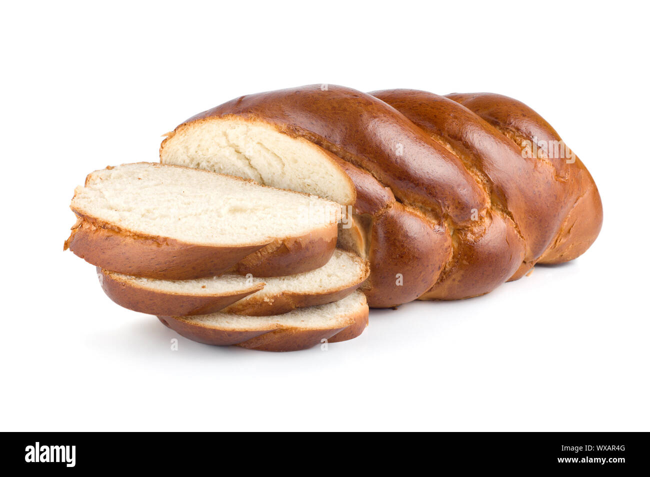 Bread isolated on a white background Stock Photo - Alamy