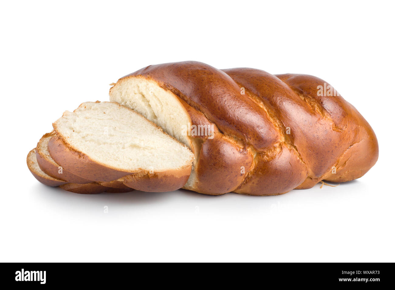 Bread isolated on a white background Stock Photo - Alamy