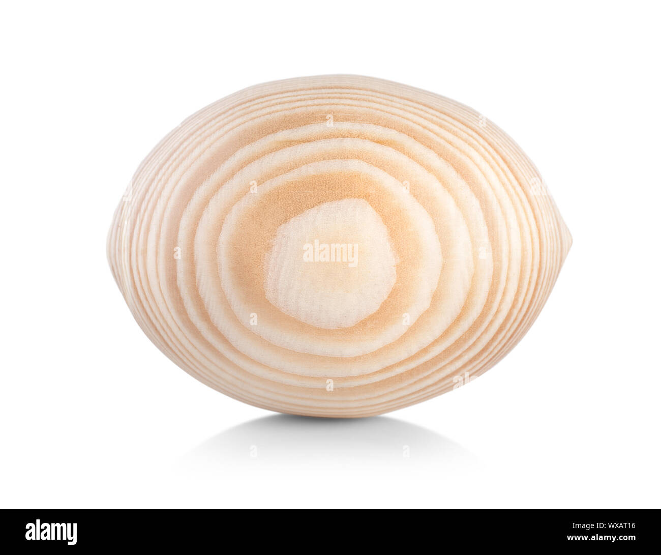 Wooden easter eggs isolated on white background Stock Photo - Alamy