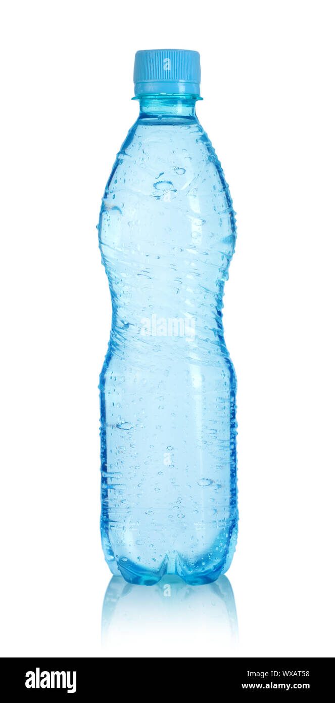 Plastic bottle of water isolated on a white background Stock Photo - Alamy