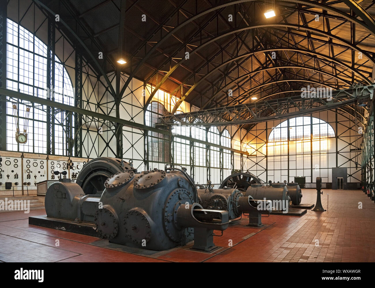 Machine Hall Zeche Zollern, Industrial Museum, Dortmund, Ruhr district, Germany, Europe Stock Photo