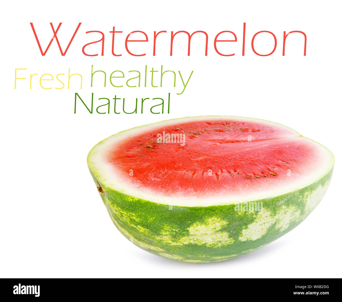 Watermelon isolated on white background Stock Photo - Alamy