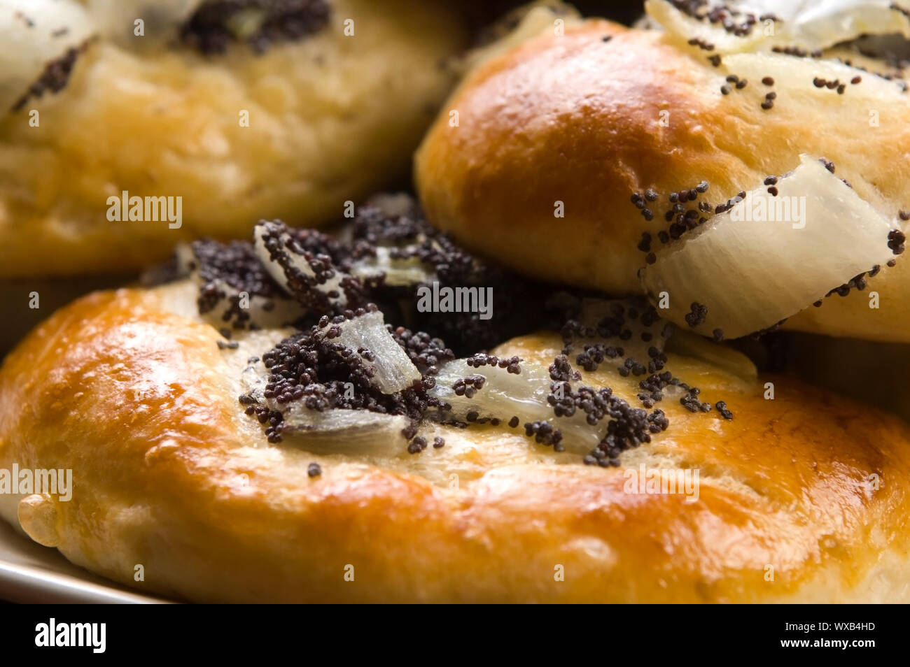 Cebularze Traditional Polish Cake With Onion And Poppy Seed