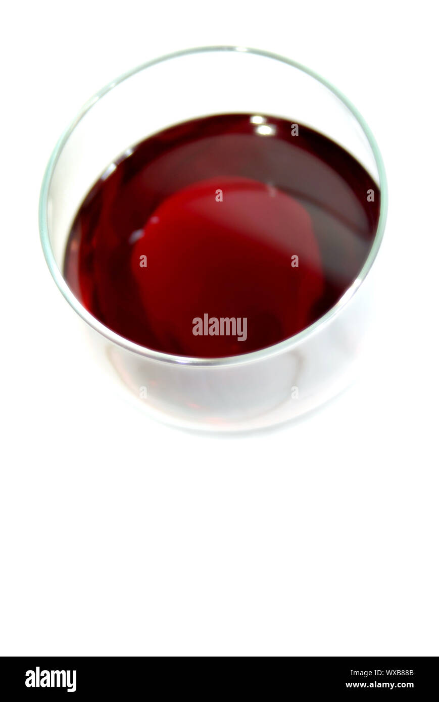 red wine in a glass Stock Photo Alamy