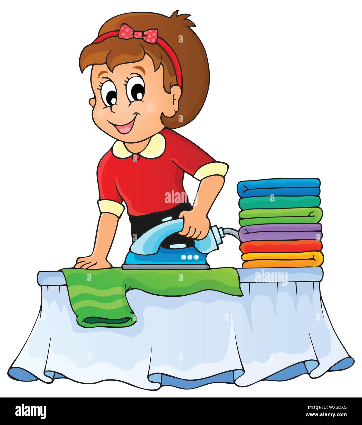 Housewife topic image 1 Stock Vector