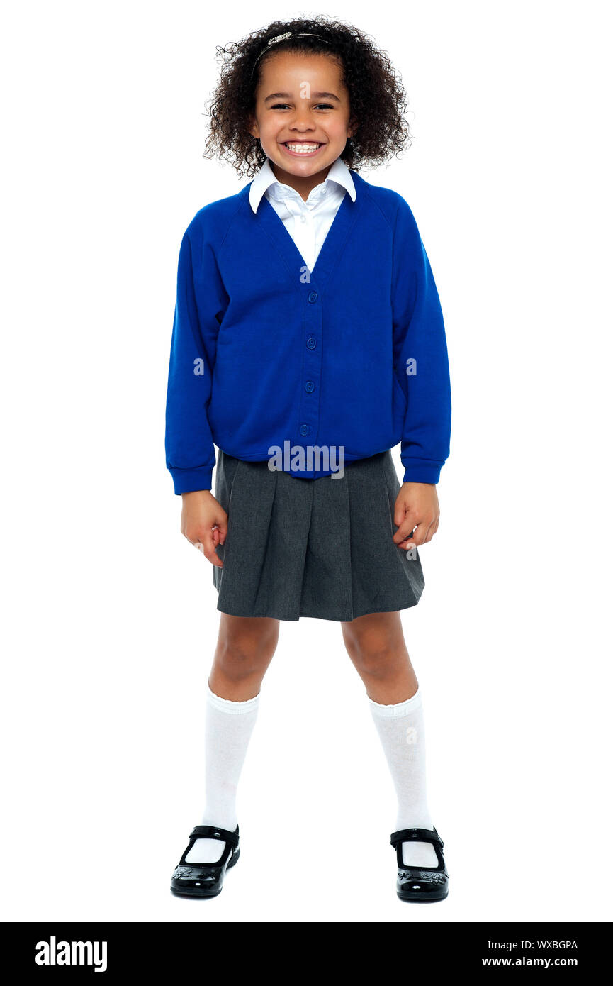 Pretty african girl school uniform hi-res stock photography and images -  Alamy