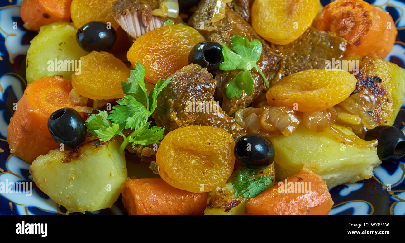 Moroccan Pot Roast Stock Photo - Alamy