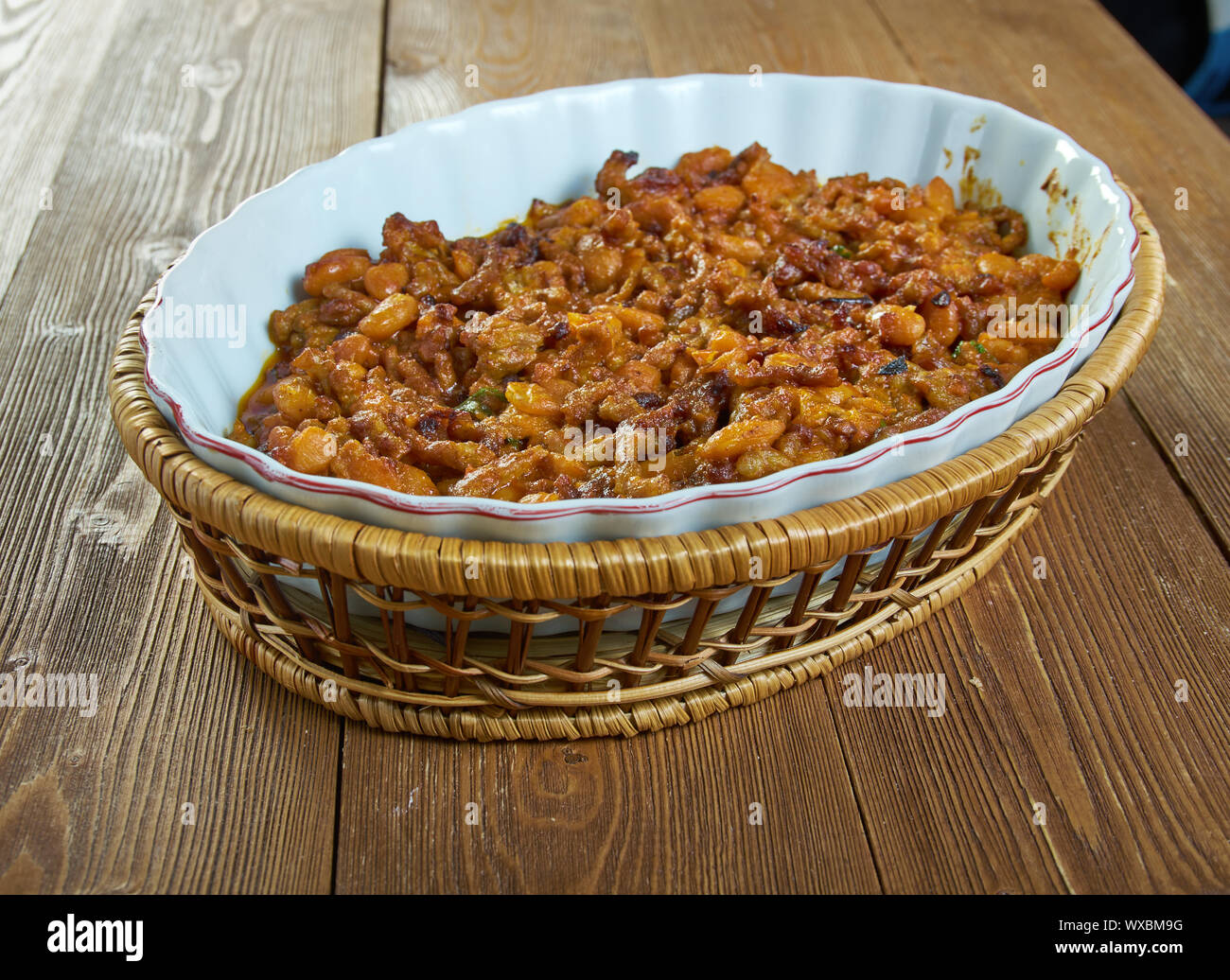 Poor Man Husband Casserole Stock Photo - Alamy