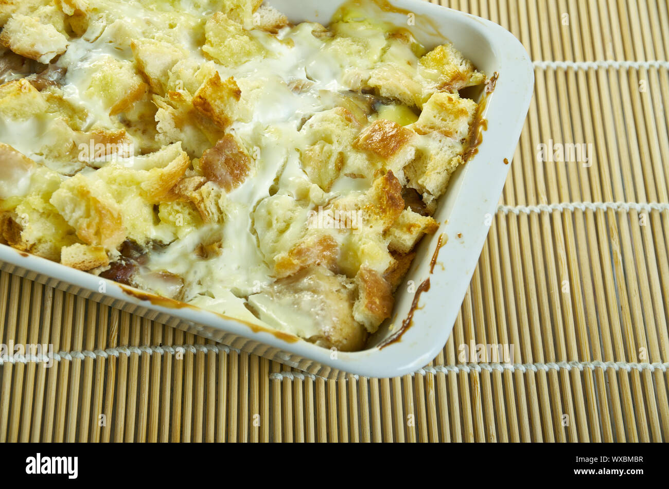 Crock Pot Chicken Stuffing Casserole Stock Photo Alamy