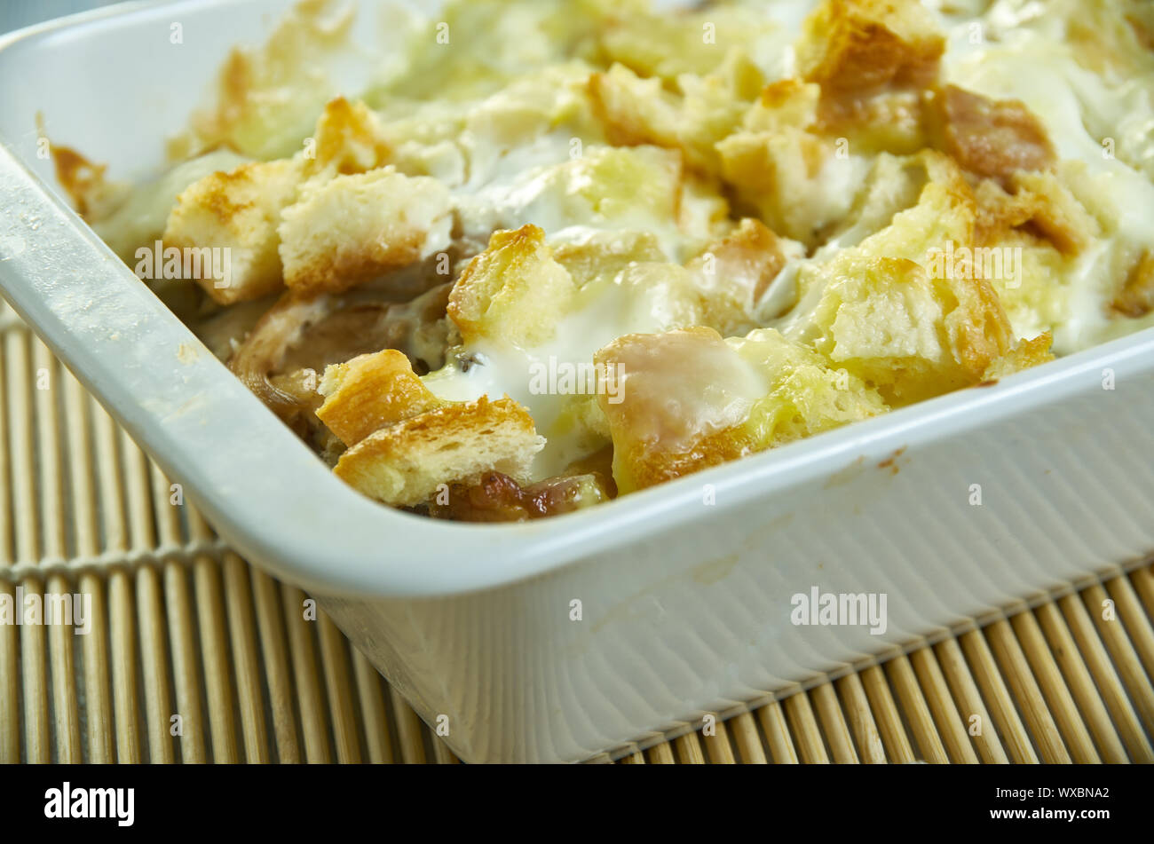 Crock Pot Chicken Stuffing Casserole Stock Photo Alamy