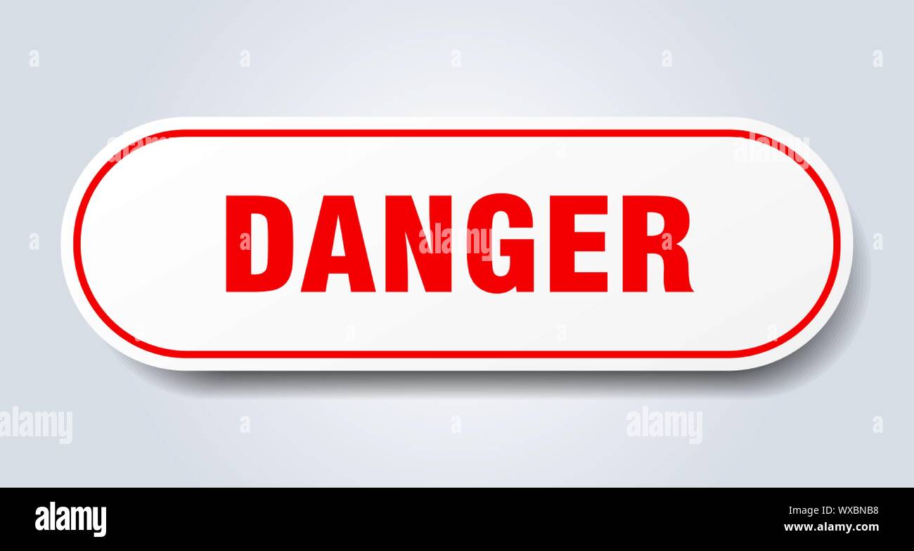 Danger red square 3d Stock Vector Images - Alamy