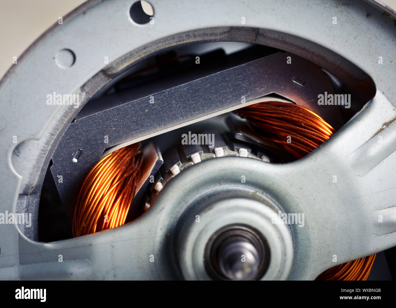 Rotor of electric motor closeup Stock Photo Alamy
