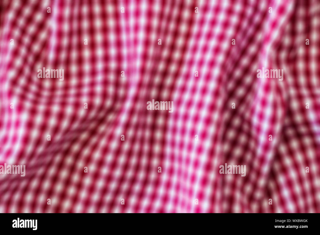 Picture of blur red and white tartan background Stock Photo Alamy