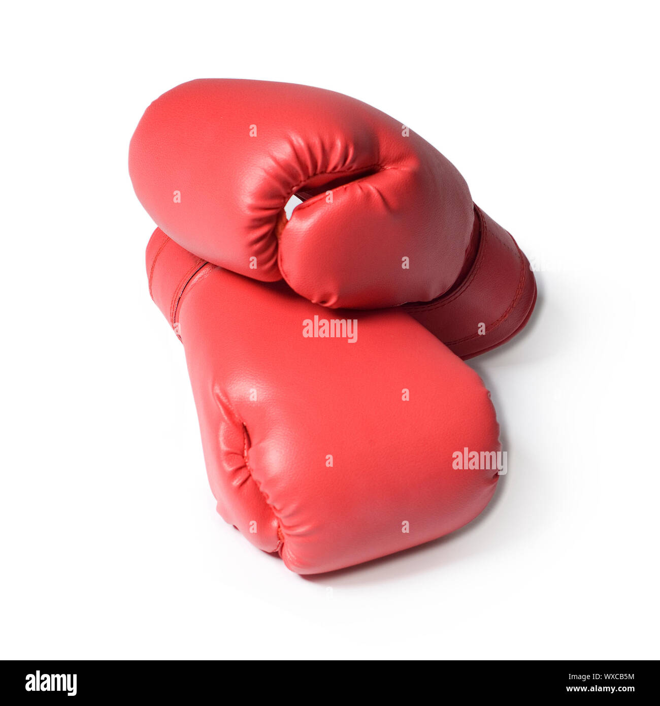 White Argyle And Green Red Print Pattern Boxing Gloves