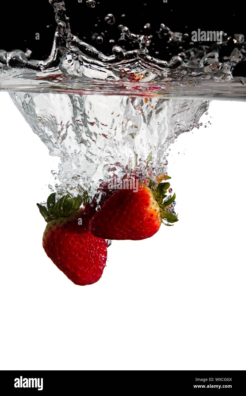 strawberries-in-water-stock-photo-alamy