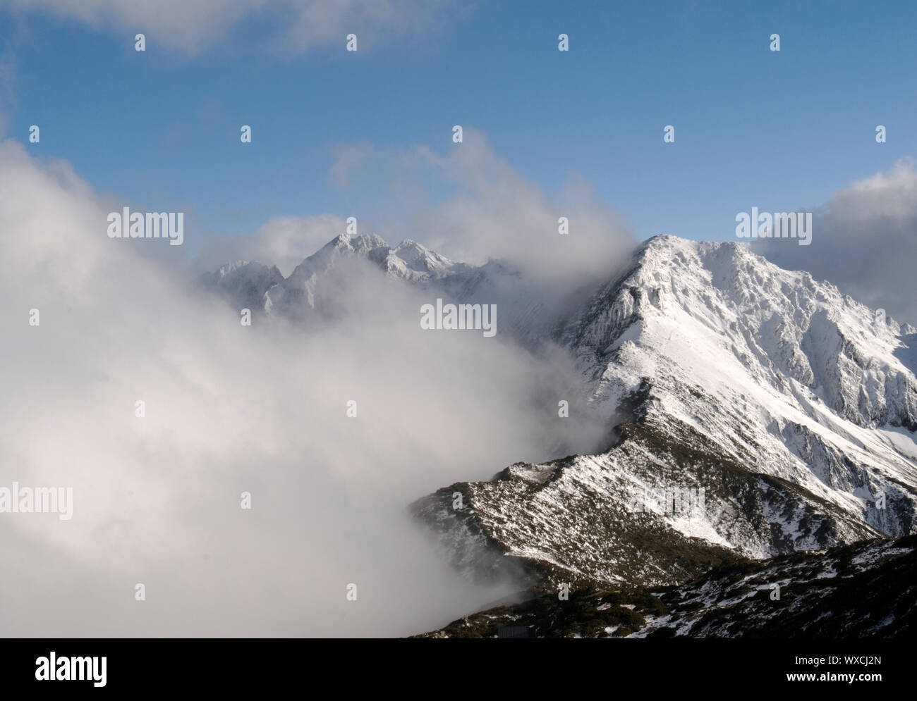 It is the highest mountain in Taiwan and the eastsouth also Stock Photo