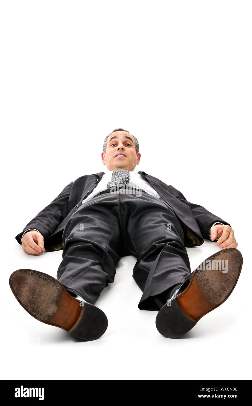 Men laying down Cut Out Stock Images & Pictures - Alamy