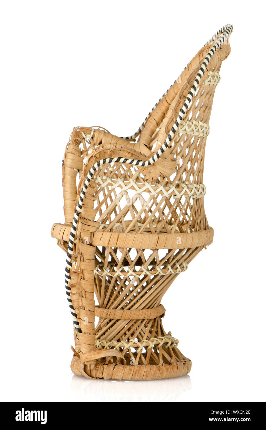 Chair wicker outdoor furniture Cut Out Stock Images & Pictures - Alamy