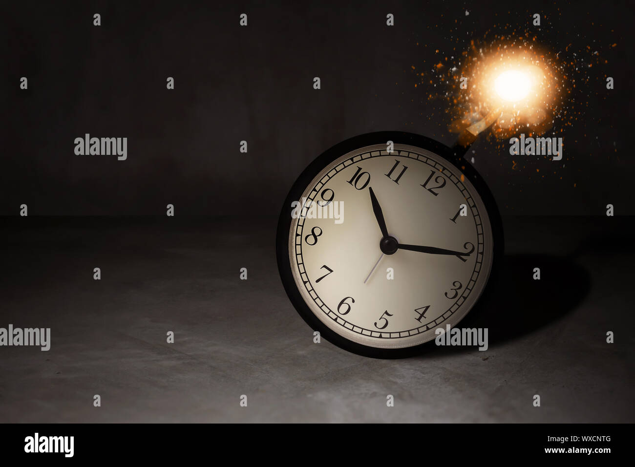 Time management , countdown concept, business planning, time bomb Stock Photo