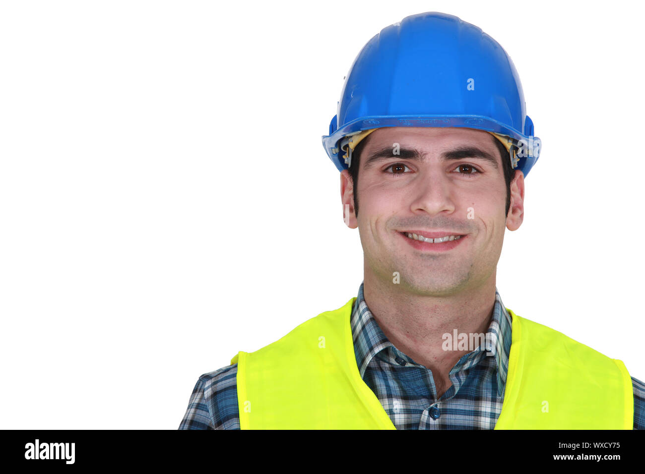 Blue fluorescent jacket hi-res stock photography and images - Alamy