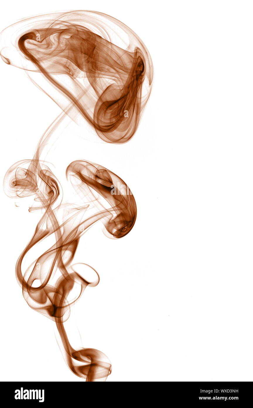 abstract smoke isolated on a white background Stock Photo - Alamy