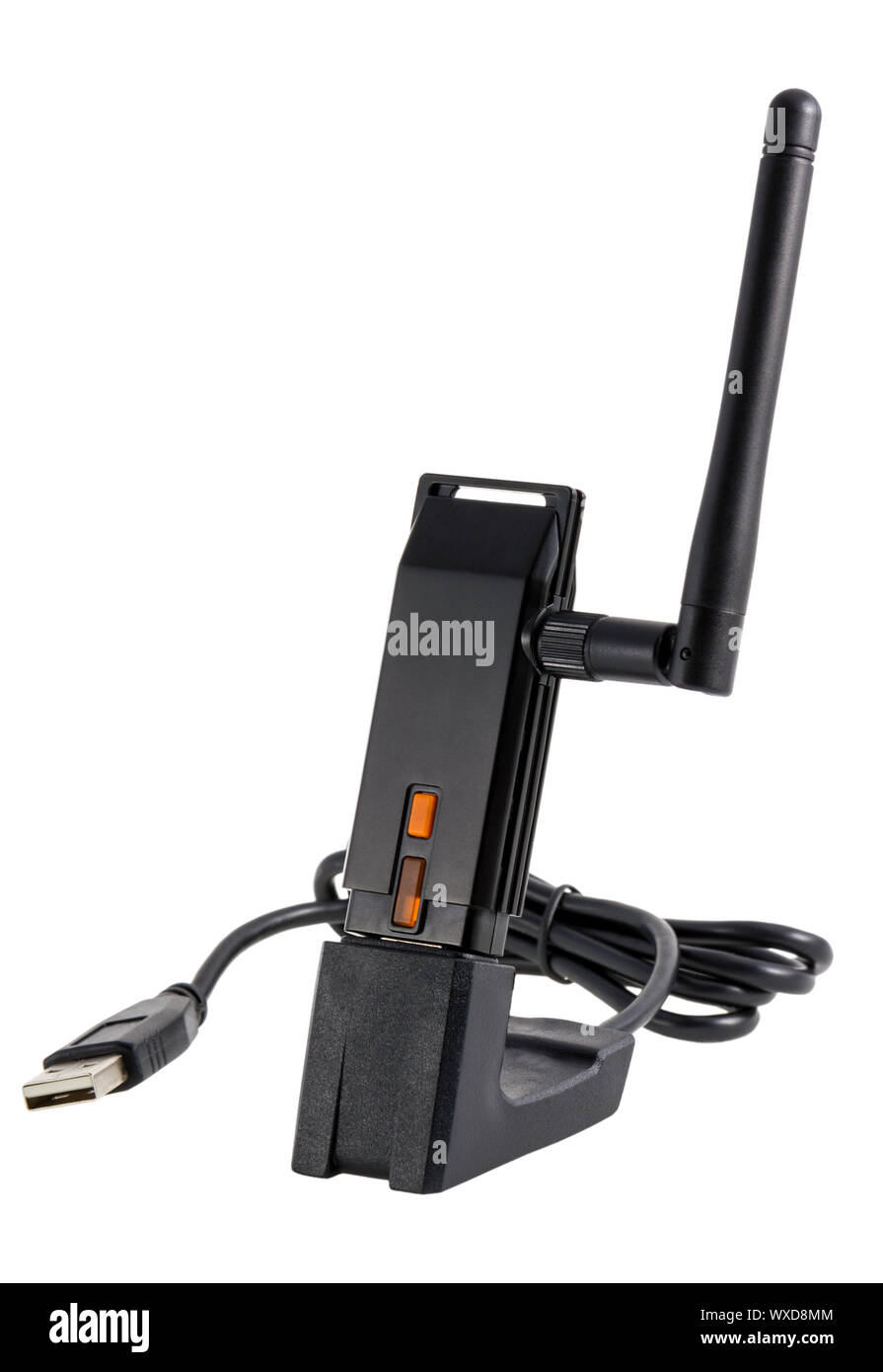 WiFi Wireless USB Adapter isolated on white background Stock Photo Alamy